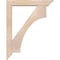Ekena Millwork Westlake Traditional Smooth Bracket w/ Offset Brace, Douglas Fir, 5 1/2"W x 30"D x 38"H BKT0604X30X38WTL01SDF - alternate 2